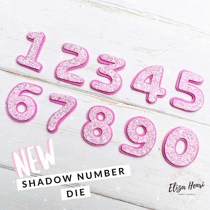 EHC Shadow Number Templates/DIES- PRE ORDER DIES – Elhen